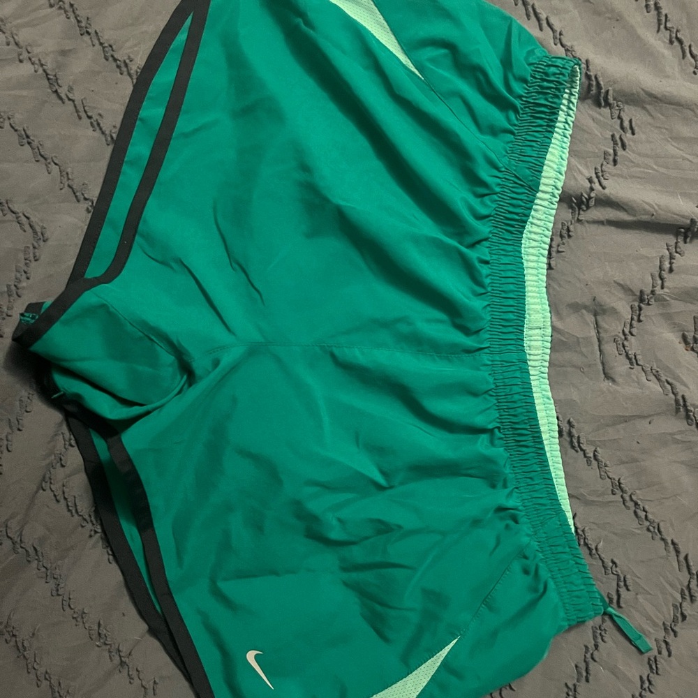 Nike Women's Teal Green Athletic Shorts